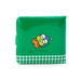 Sanrio vinyl wallet Kerokerokeroppi PVC 9x1.5x9cm Green Snap Button For Kids NEW_2