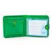 Sanrio vinyl wallet Kerokerokeroppi PVC 9x1.5x9cm Green Snap Button For Kids NEW_3