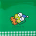 Sanrio vinyl wallet Kerokerokeroppi PVC 9x1.5x9cm Green Snap Button For Kids NEW_5