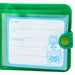Sanrio vinyl wallet Kerokerokeroppi PVC 9x1.5x9cm Green Snap Button For Kids NEW_6