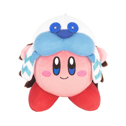 Sanei Boeki Kirby's Dream Land Discovery Frosty Ice Kirby Plush Doll 15cm NEW_2