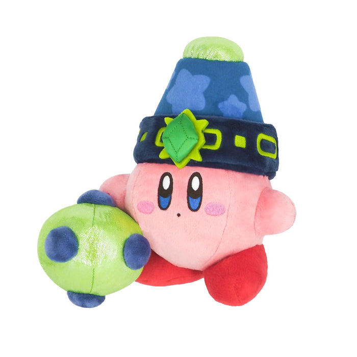 Sanei Boeki Kirby's Dream Land Discovery Chain Bomb Kirby Plush Doll H18cm NEW_1