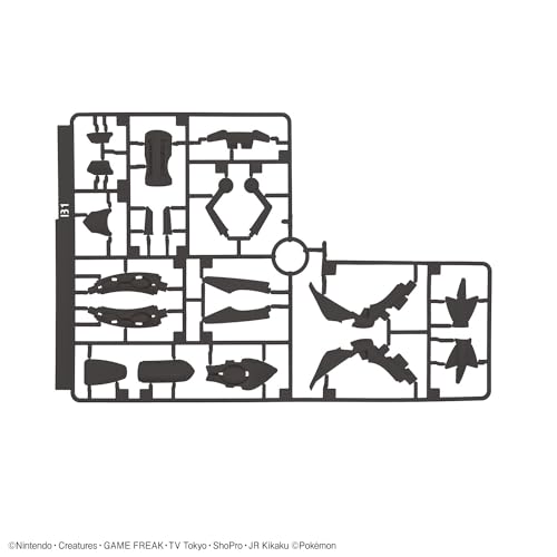 Bandai Spirits Pokemon PlamoCollection Select Series Shiny Rayquaza ‎2697221 NEW_7