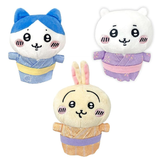 Chiikawa Plush Doll 16cm Hachiware Usagi/Rabbit Chiikawa Set of 3 16cm FuRyu NEW_1