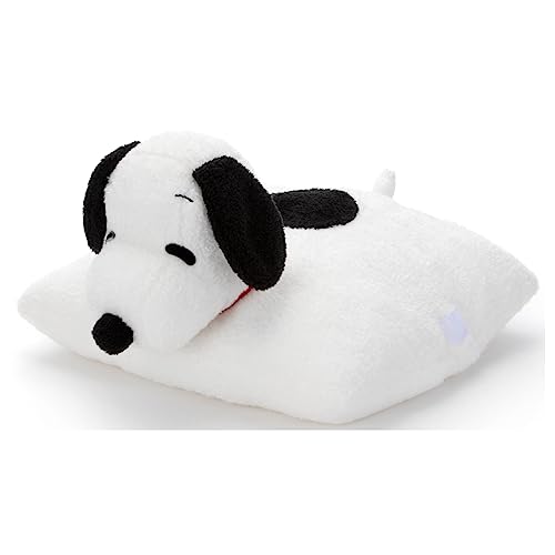 Snoopy Peanuts Cushion Plush Doll White 39cm TAKARATOMY A.R.T.S Polyester NEW_2