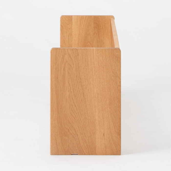 Muji Top shelf for wooden desk Oak veneer W109xD20xH30cm 1284107 Floating Shelf_2