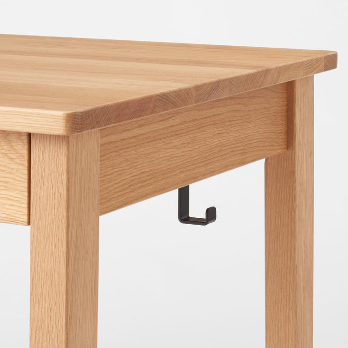 MUJI wooden desk oak W110xD55xH70cm 12841050 lacquer finish Floor Mount NEW_7