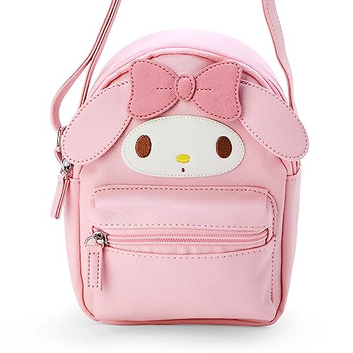 Sanrio My Melody Face Shoulder Bag 16x11x20cm Strap 73-145cm Zip Closure NEW_2