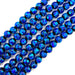Sea Drop Okinawa Firefly glass blue series beads 10mm length 40cm 42pcs 005tt-10_1