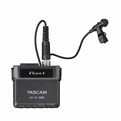 Tascam DR-10L Pro 32-BIT Float Audio Field Portable Recorder w/ Lavalier Mic NEW_1