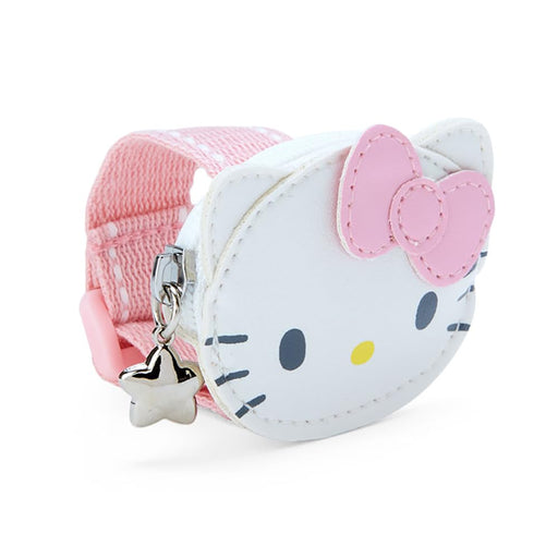 SANRIO Hello Kitty wrist coin case 182583 5.5x1x18.5cm Zip Closure PU PP NEW_2