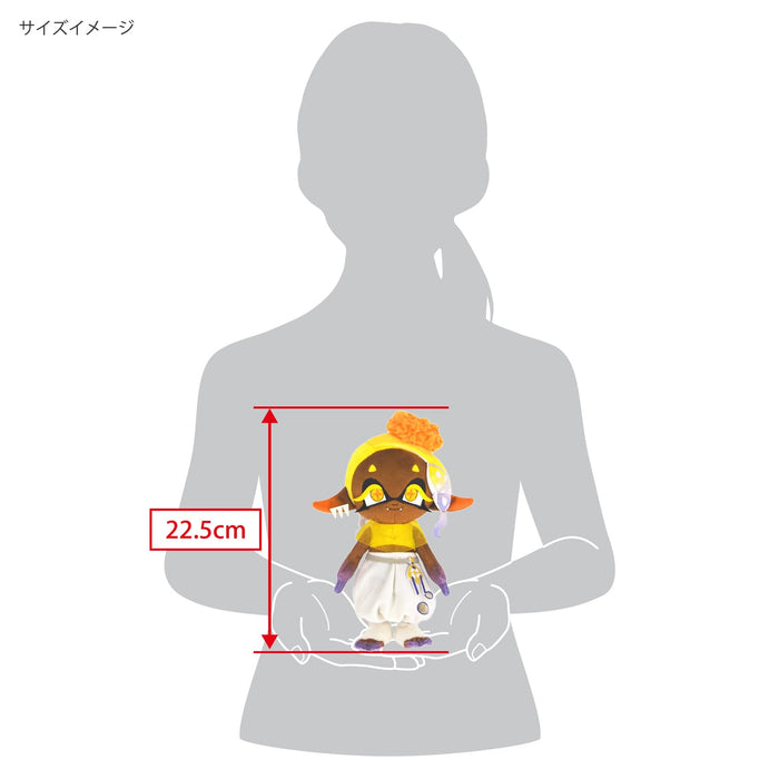 Sanei Boeki Splatoon 3 ALL STAR COLLECTION Utsuho Small Size Plush Doll SP46 NEW_6