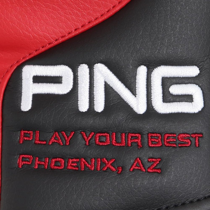Ping Golf Blade Putter Head Cover Mr.Ping Red / Black HC-U2302 36870 BK/WH NEW_8