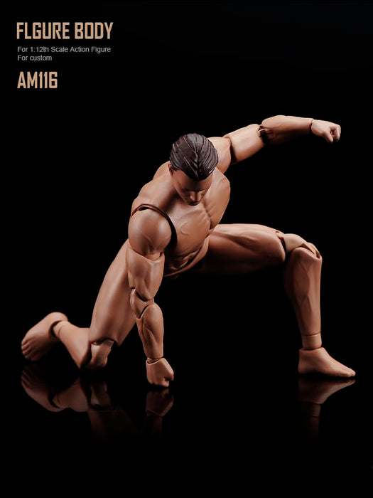 1/12 6" male body Miniature Action Figure Body Doll Collection ‎SL28572-JY-JP_6