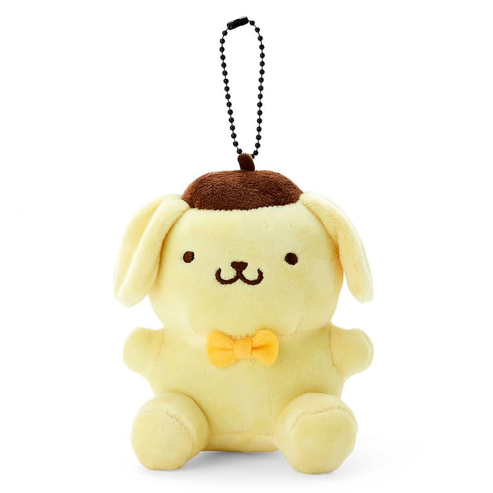 Sanrio Pompompurin Mascot Holder Keychain 54879 11x8x11.5cm Polyester Ballchain_1