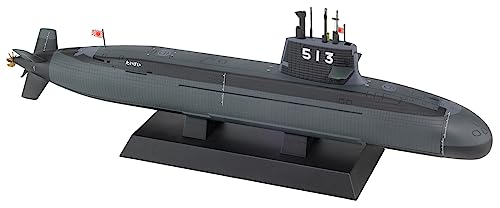 PIT-ROAD 1/350 JB SERIES JMSDF Submarine SS-513 TAIGEI Plastic Model Kit JB35_4
