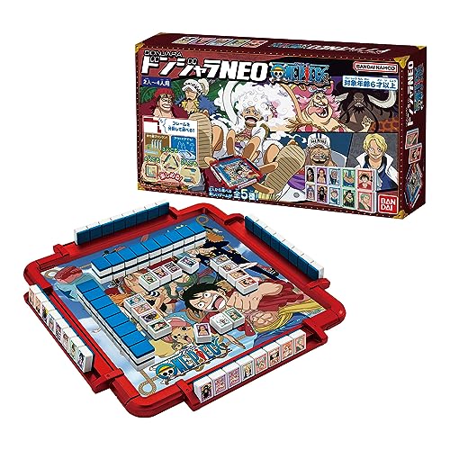 BANDAI Donjara NEO ONE PIECE Mahjong-like board game Complete Game Set for 6+_1