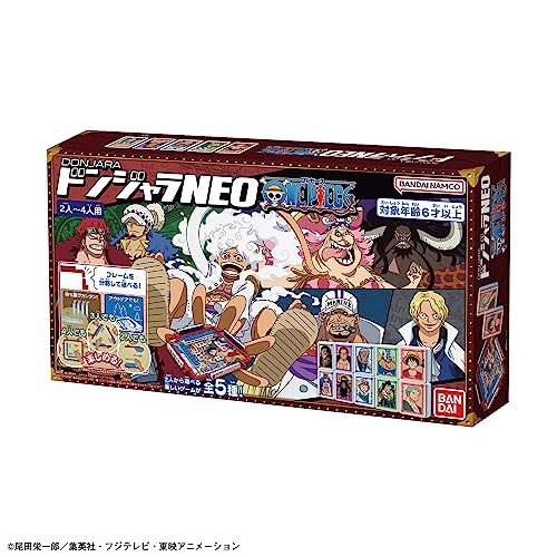 BANDAI Donjara NEO ONE PIECE Mahjong-like board game Complete Game Set for 6+_2