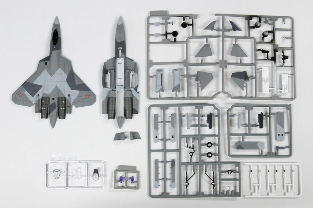 Pit Road 1/144 SNP series Russian Air Force Fighter Su-57 Painted Kit SNP13 NEW_4