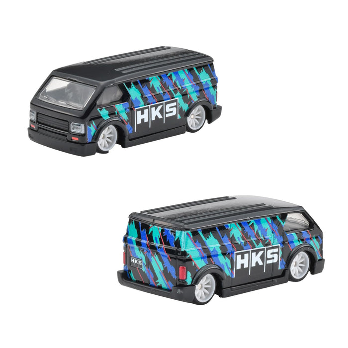 Mattel Hot Wheels HKF53 Premium 2-Pack Nissan Skyline GT-R MBK Van Miniature Car_2