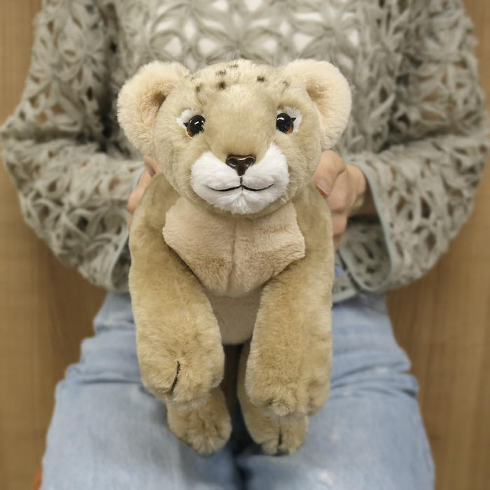 Sun Lemon Knee Baby Lion Plush Doll 17x43.5x18cm Animal Doll P-8882 Polyester_6