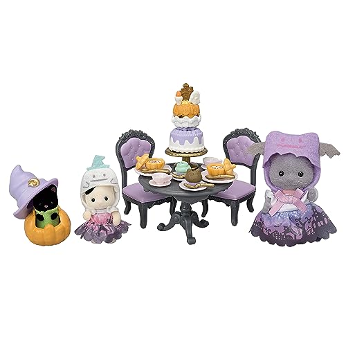 EPOCH Sylvanian Families SE-211 Halloween Costume Party Doll & Furniture NEW_1