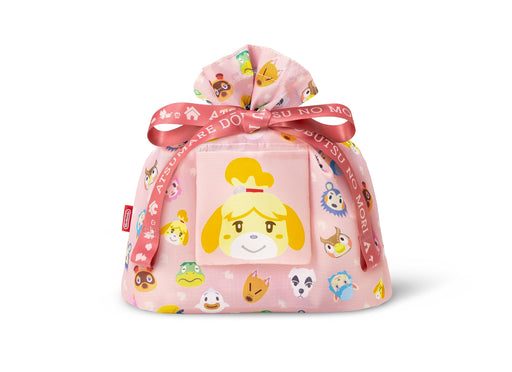 Animal crossing wrapping x eco bag S size Shizue NSL-0126 Pink Game Character_1