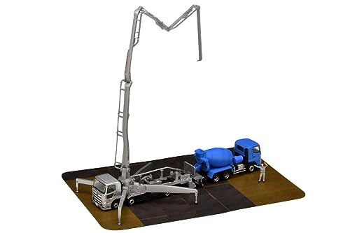 Tomytec The Truck Collection Concrete Pump Truck Set B 327646 Diorama Supplies_1