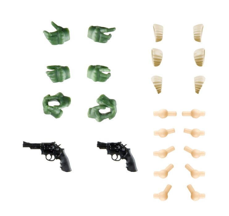 Tomytec 1/12 Little Armory LAOP15 Tactical Glove 2 Revolver Set Green 326748 NEW_1