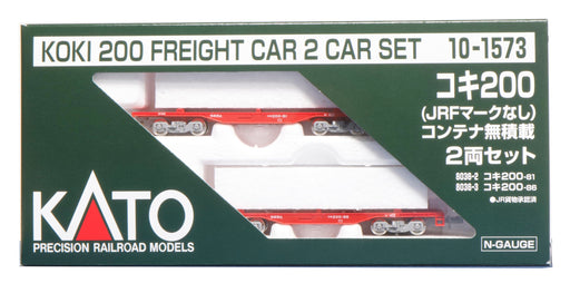 KATO N Gauge Koki 200 (No JRF Mark) Container No loading 2-car set 10-1573 NEW_2