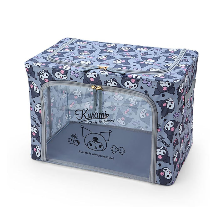 SANRIO Kuromi Folding storage case with window Polyester Rectangle ‎314188 NEW_1