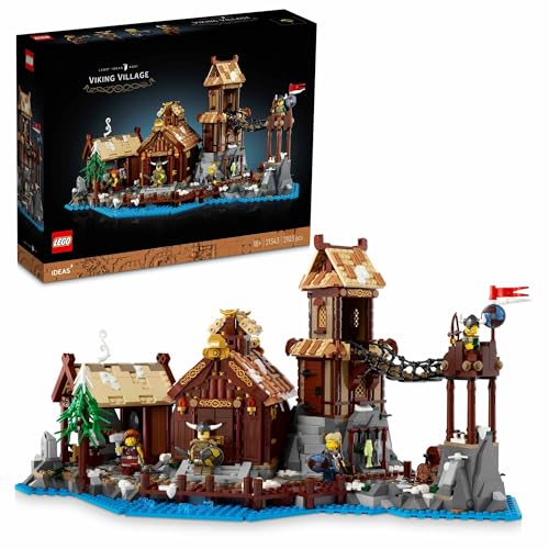 LEGO Ideas 21343 Viking Village 2103 piece Plastic ABS Block Toy Ages. 18+ NEW_1