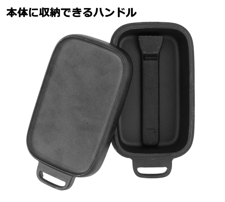 Takagi KANUCHI OUTDOOR Iron Mestin with Handle Dutch Oven BBQ for Camping NEW_4