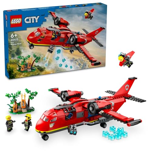 LEGO City 60413 Fire Rescue Plane 478 piece ABS Plastic Block Toy Ages. 6+ NEW_1