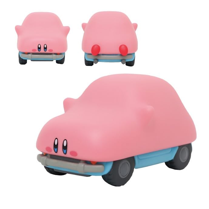 ENSKY Kirby and the Forgotten Land Soft Vinyl Collection Car Mouth 60mm NEW_1