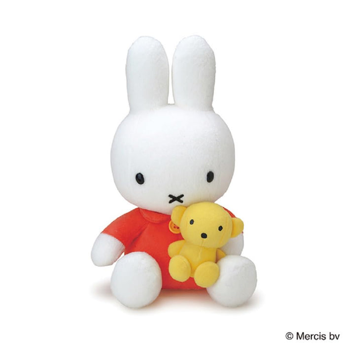 Sekiguchi Miffy Holding Teddy Bear Plush Doll 23cm Dick Bruna 666898 Polyester_1