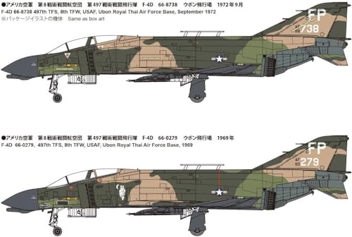 Fine Molds 1/72 Aircraft US Air Force F-4D Fighter Night Attacker Kit 72747 NEW_7