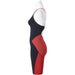 Mizuno Womens Swimsuit GX SONIC 6 ET Half Suit M ‎N2MGA703 96 Black x Red NEW_5