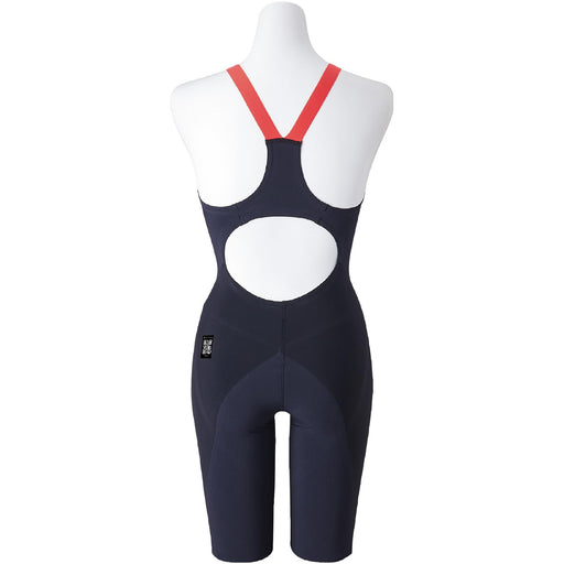 Mizuno Womens Swimsuit GX SONIC 6 NV Half Suit N2MGA701 96 Black/Red M size NEW_2