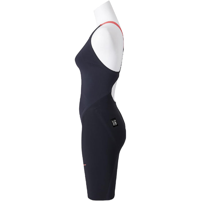 Mizuno Womens Swimsuit GX SONIC 6 NV Half Suit N2MGA701 96 Black/Red M size NEW_5