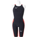 Mizuno Womens Swimsuit GX SONIC 6 CR Half Suit N2MGA702 96 Black/Red M size NEW_1