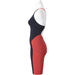 Mizuno Womens Swimsuit GX SONIC 6 CR Half Suit N2MGA702 96 Black/Red M size NEW_5