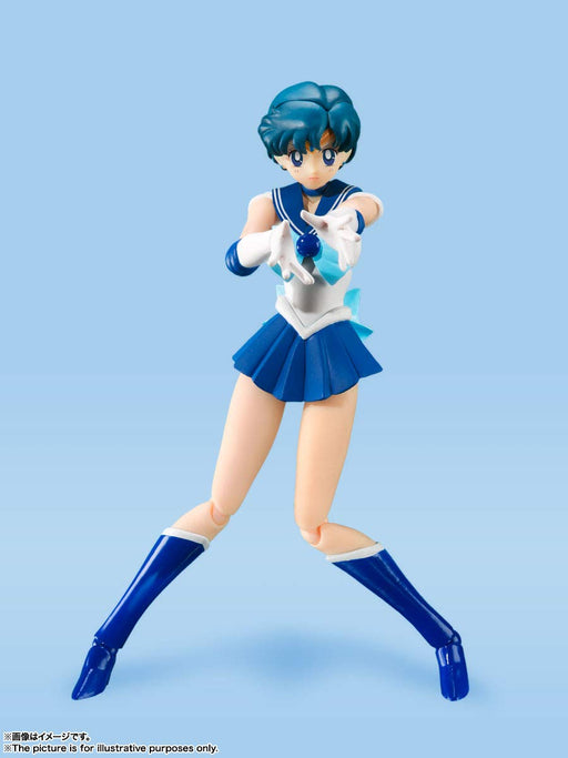S.H.Figuarts Sailor Moon Sailor Mercury Animation Color Edition 140mm Figure NEW_2