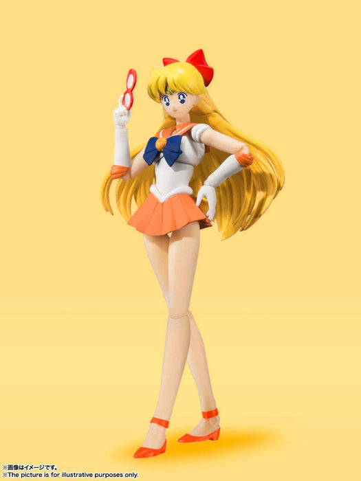 S.H.Figuarts Sailor Moon Sailor Venus Animation Color Edition 140mm Figure NEW_4