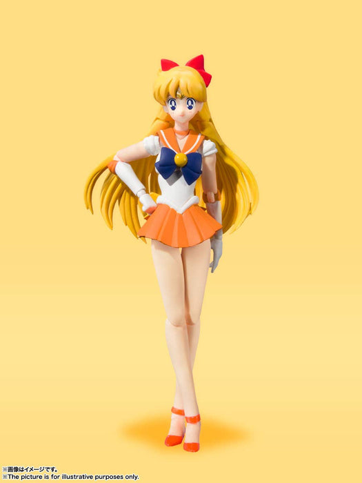 S.H.Figuarts Sailor Moon Sailor Venus Animation Color Edition 140mm Figure NEW_5