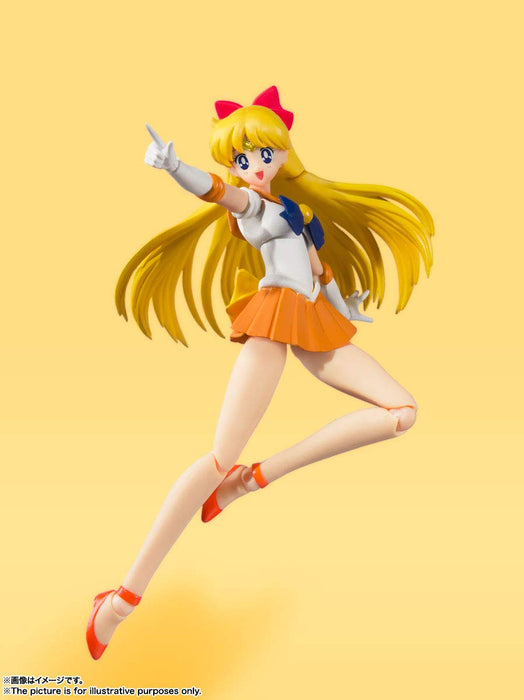 S.H.Figuarts Sailor Moon Sailor Venus Animation Color Edition 140mm Figure NEW_6