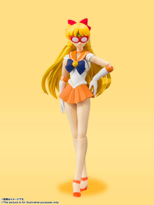 S.H.Figuarts Sailor Moon Sailor Venus Animation Color Edition 140mm Figure NEW_7