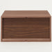 MUJI Stacking Chest W37xD28xH18.5cm Half 2 Drawers Walnut Veneer 12381112 NEW_5