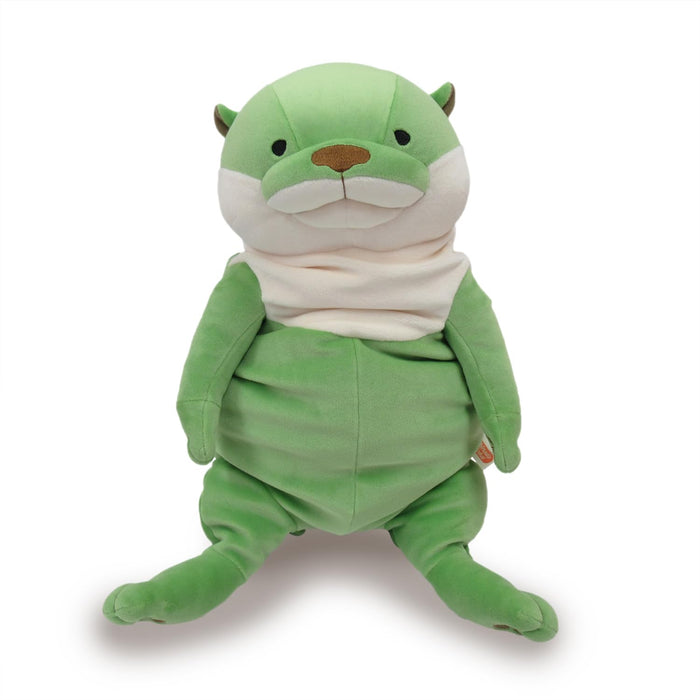 Shinada Global Mochi-Kawauso Otter Maccha L Plush Doll 22x22x30cm MOKW-0350MAT_1