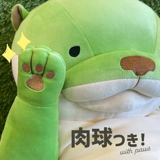 Shinada Global Mochi-Kawauso Otter Maccha L Plush Doll 22x22x30cm MOKW-0350MAT_2